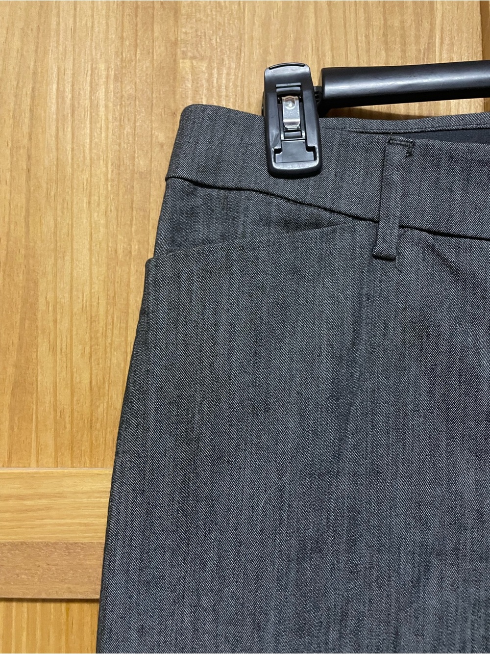 Lee Women's Dark Charcoal Gray Straight-Leg Trousers - Picture 4 of 11